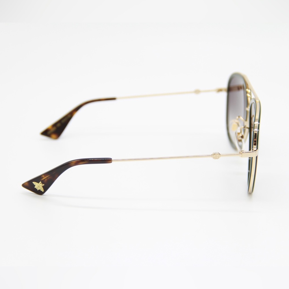 NEW GUCCI GG0062S 003 UNISEX GREEN RED SUNGLASSES - Picture 10 of 14